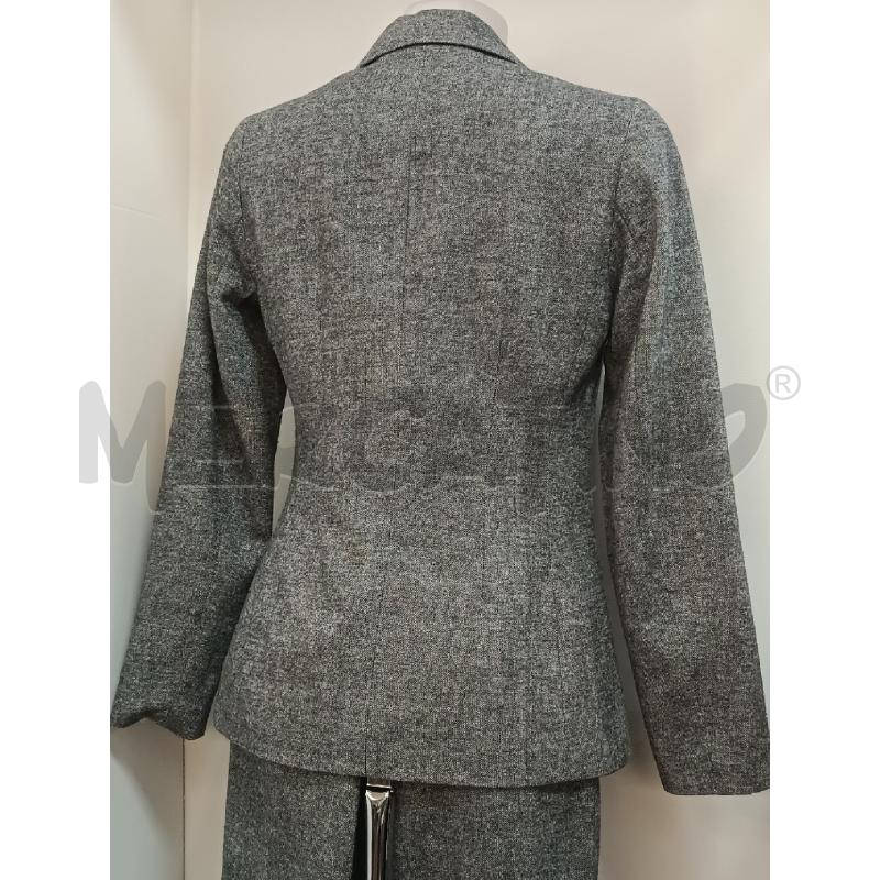 COMPLETO DONNA ONLY GRIGIO PUNTINI BIANCHI GIACCA+PANTALONEA PALAZZO | Mercatino dell'Usato Torino tenivelli 4
