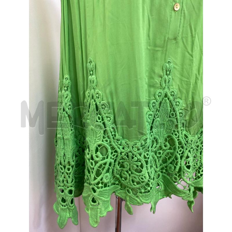 COMPLETO DONNA RAFFAELA D'ANGELO VERDE BLUSA SMANICATA E PANTALONCINO MACRAME | Mercatino dell'Usato Torino tenivelli 2