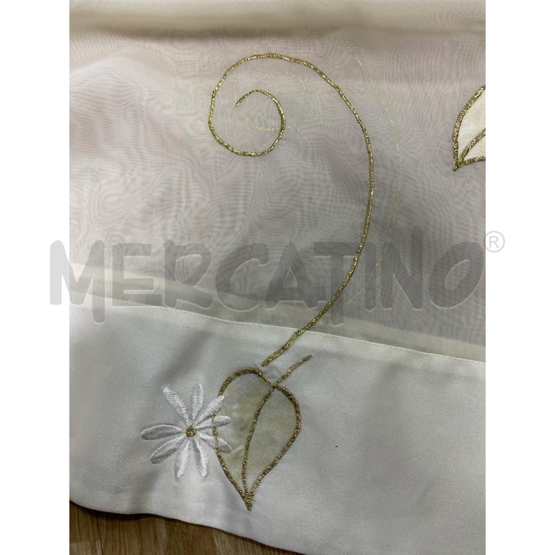 COPRI TAVOLA 260X180 BEIGE TRASPARENTE CON 10 TOVAGLIOLI  | Mercatino dell'Usato Torino tenivelli 2