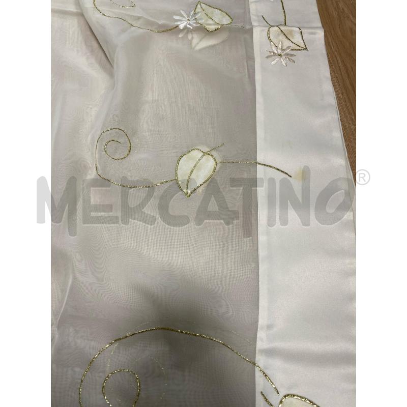 COPRI TAVOLA 260X180 BEIGE TRASPARENTE CON 10 TOVAGLIOLI  | Mercatino dell'Usato Torino tenivelli 3