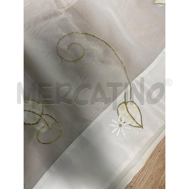 COPRI TAVOLA 260X180 BEIGE TRASPARENTE CON 10 TOVAGLIOLI  | Mercatino dell'Usato Torino tenivelli 4