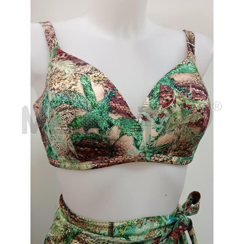 COSTUME DONNA DA BAGNO CON PAREO YAMAMAY VERDE FANTASIA  | Mercatino dell'Usato Torino tenivelli 2