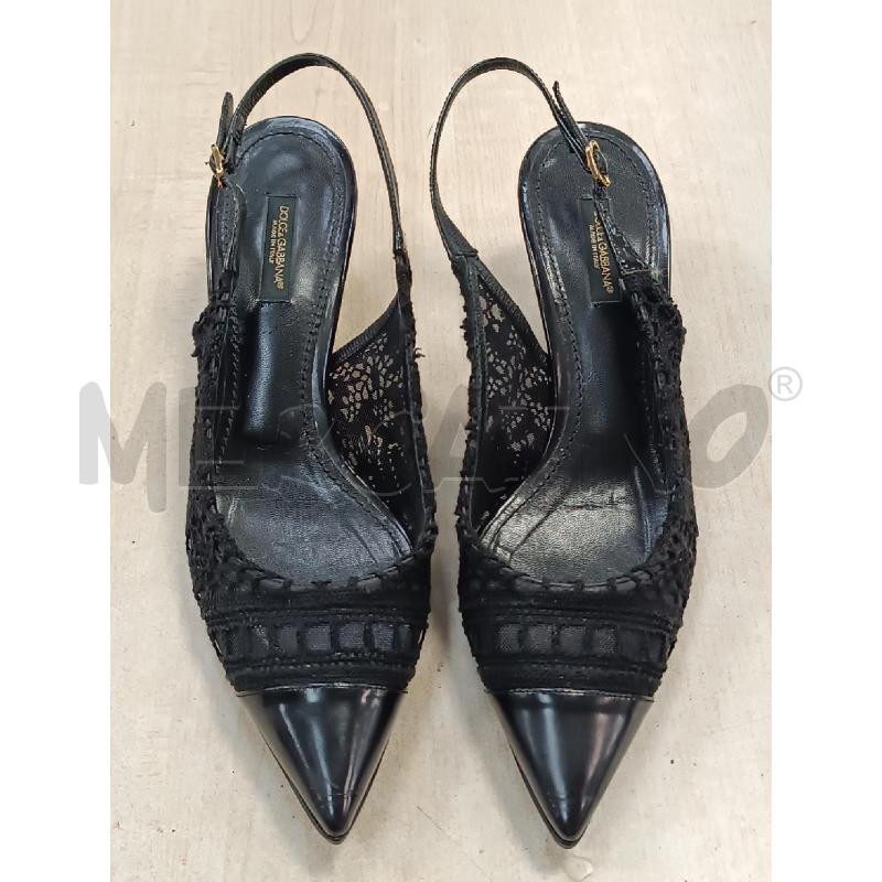 DECOLLETE DOLCE&GABBANA NERO PIZZO  | Mercatino dell'Usato Torino tenivelli 1