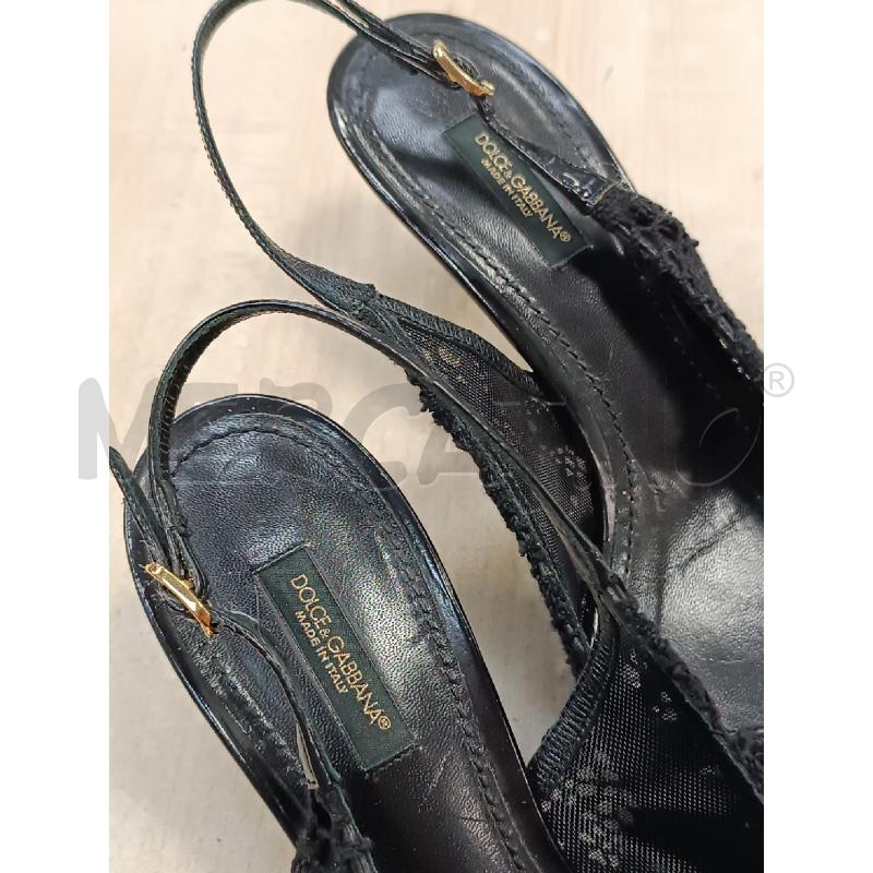 DECOLLETE DOLCE&GABBANA NERO PIZZO  | Mercatino dell'Usato Torino tenivelli 2