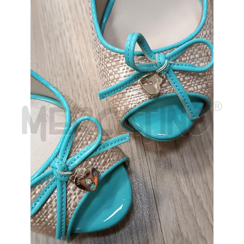 DECOLLETE LIU JO TURCHESE E INTRECCIATO TACCO 9CM | Mercatino dell'Usato Torino tenivelli 4