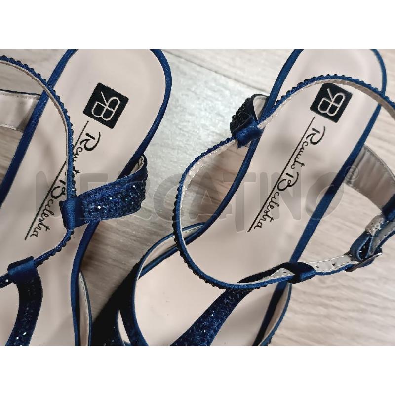 DECOLLETE RENANO BALESTRA BLUNOTTE CON STRASS  | Mercatino dell'Usato Torino tenivelli 4