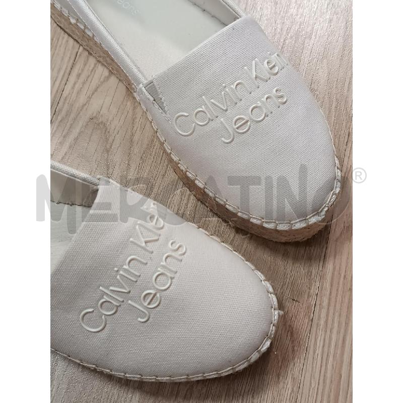 ESPADRILLAS DONNA CALVIN KLEIN JEANS BEIGE  | Mercatino dell'Usato Torino tenivelli 3