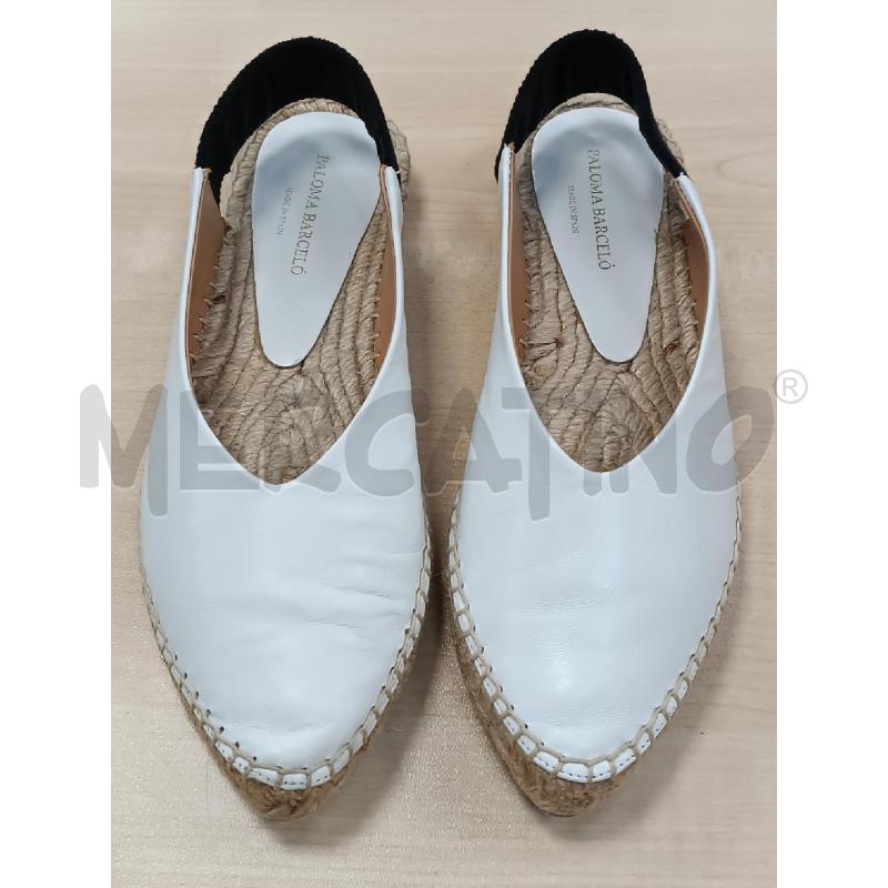 ESPADRILLAS DONNA PALOMA BARCELO BIANCHE  | Mercatino dell'Usato Torino tenivelli 1