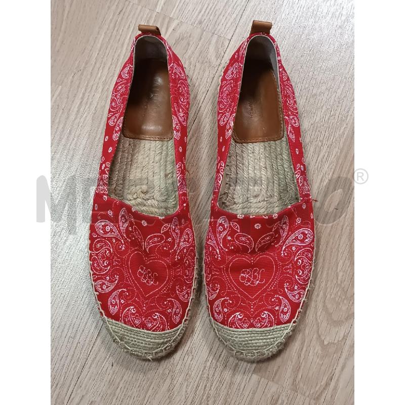 ESPADRILLAS DONNA RALPH LAUREN ROSSE FANTASIA ARABESCHE  | Mercatino dell'Usato Torino tenivelli 1