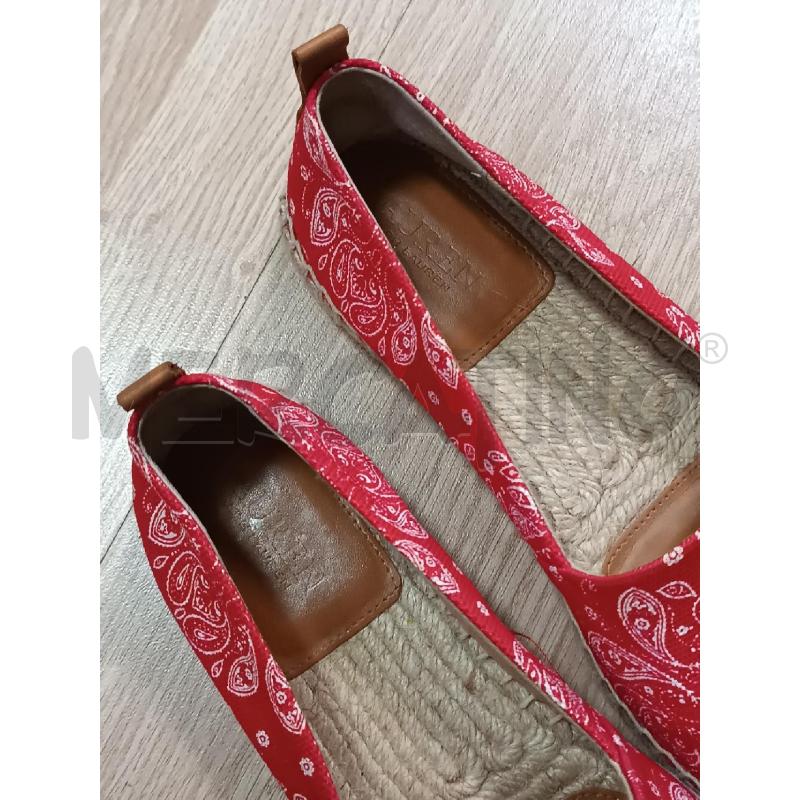 ESPADRILLAS DONNA RALPH LAUREN ROSSE FANTASIA ARABESCHE  | Mercatino dell'Usato Torino tenivelli 3