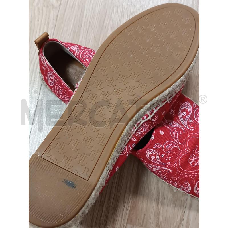 ESPADRILLAS DONNA RALPH LAUREN ROSSE FANTASIA ARABESCHE  | Mercatino dell'Usato Torino tenivelli 4