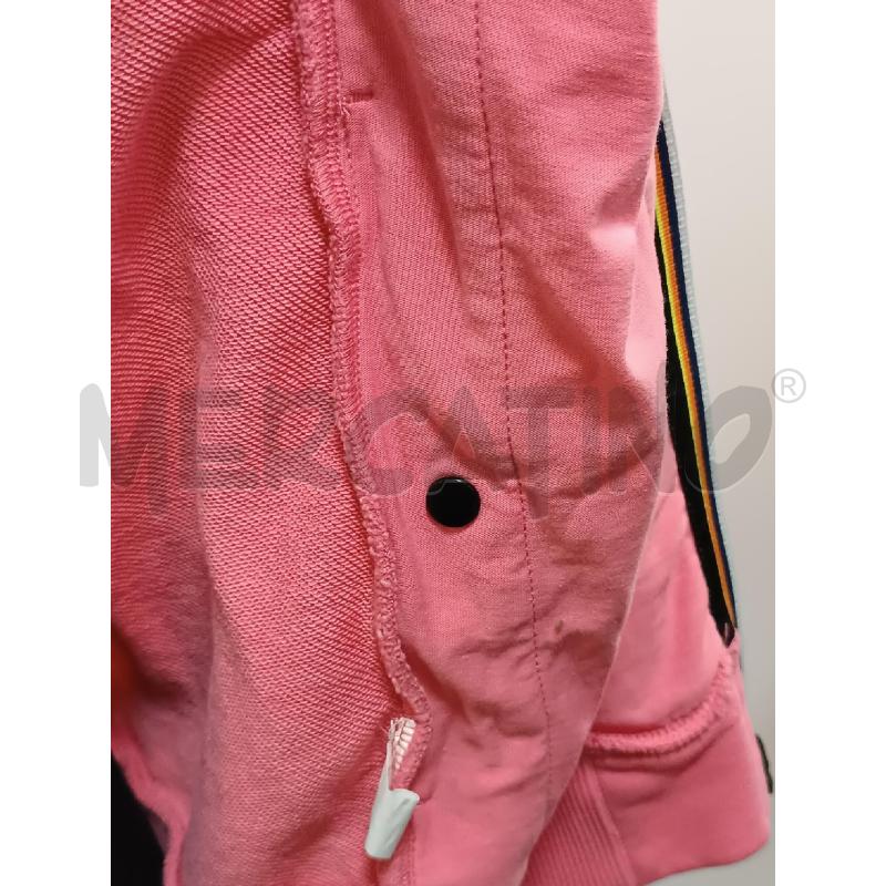 FELPA DONNA KWAY ROSA ZIP INTERO  | Mercatino dell'Usato Torino tenivelli 4