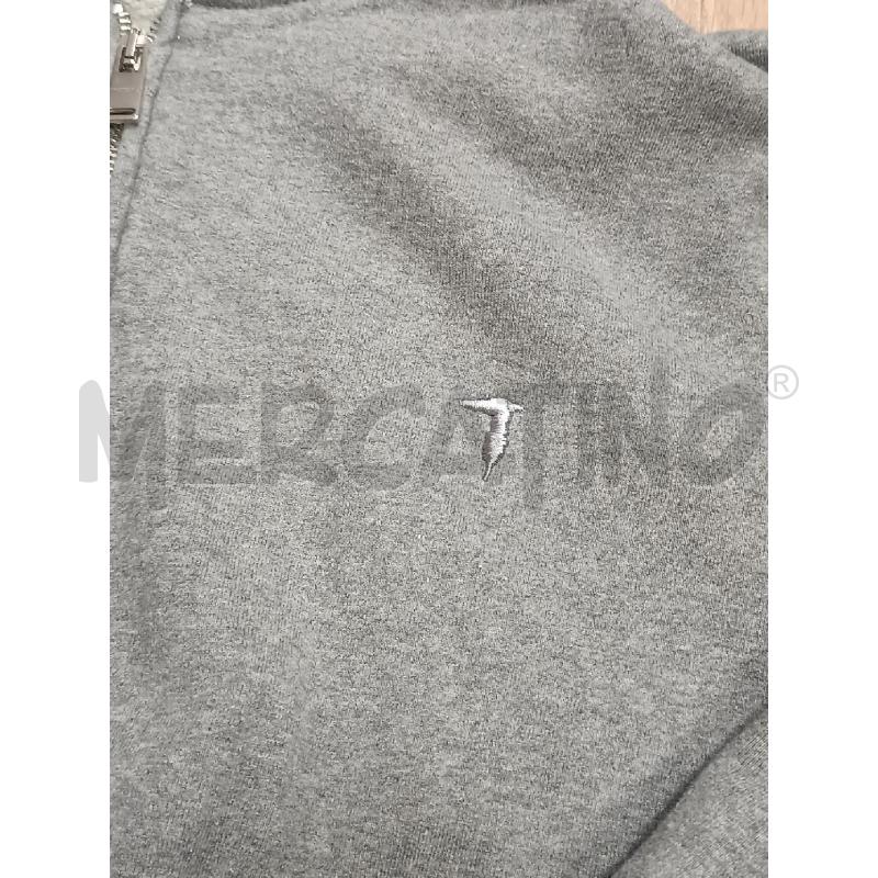FELPA UOMO TRUSSARDI GRIGIA INTERNO BIANCO | Mercatino dell'Usato Torino tenivelli 2