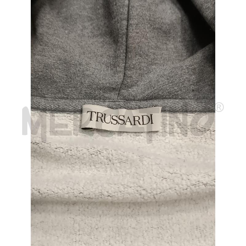 FELPA UOMO TRUSSARDI GRIGIA INTERNO BIANCO | Mercatino dell'Usato Torino tenivelli 4