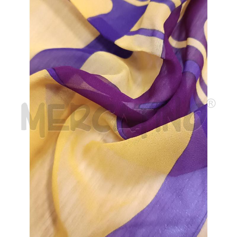 FOULARD DIOR SETA VIOLA E GIALLO  | Mercatino dell'Usato Torino tenivelli 4