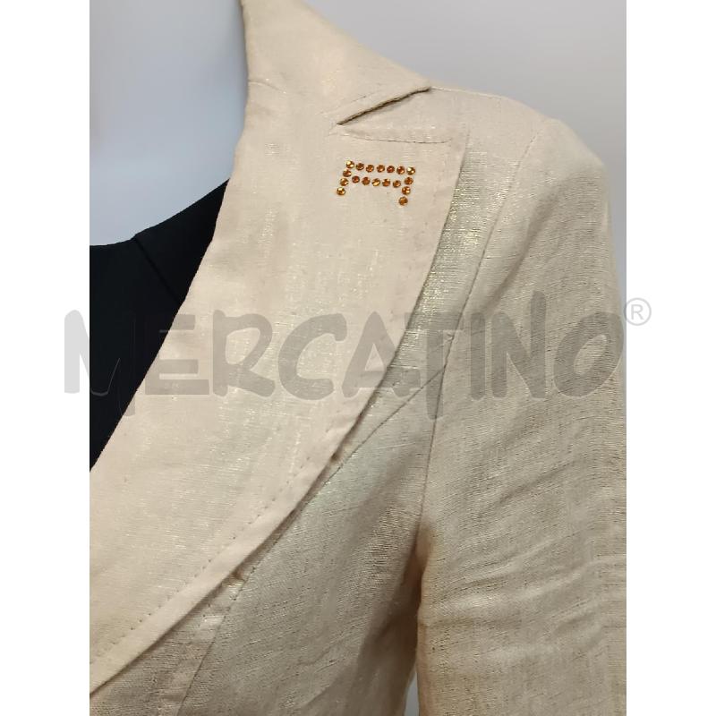 GIACCA DONNA ARTIGLI MADE IN ITALY DORATA STRASS  | Mercatino dell'Usato Torino tenivelli 2
