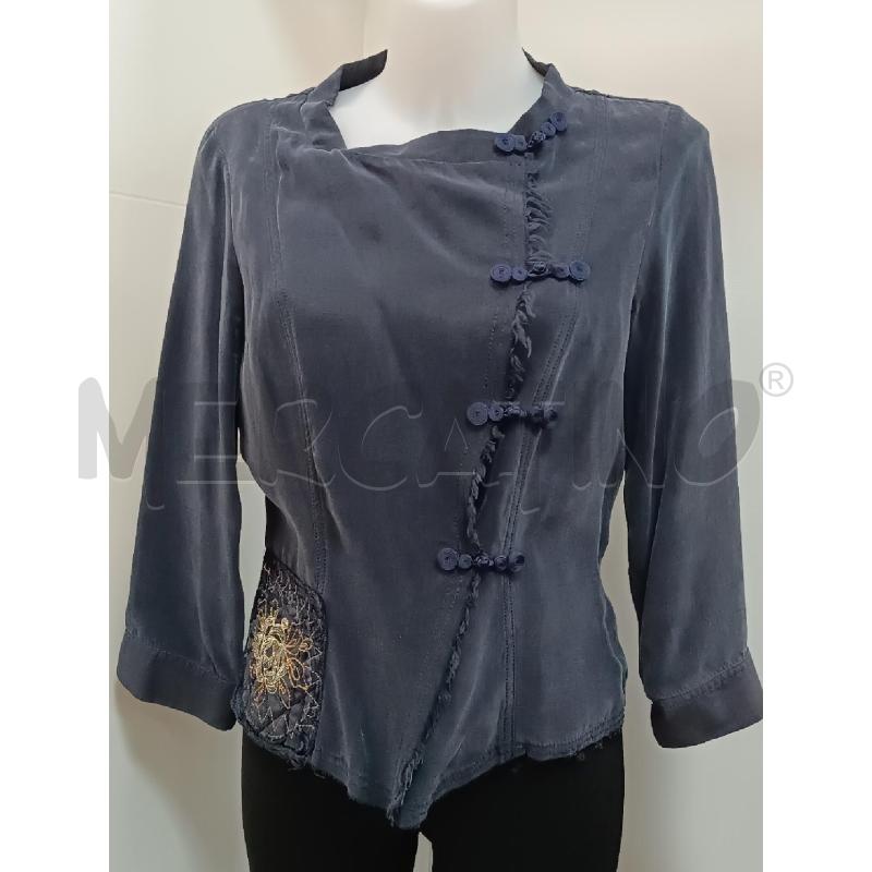 GIACCA DONNA BEATRICE F BLUNOTTE 100% CUPRO  | Mercatino dell'Usato Torino tenivelli 1