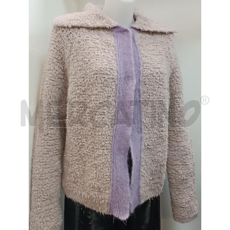 GIACCA DONNA CHIARABERTANI BOUCLE ROSANTICA LILLA  | Mercatino dell'Usato Torino tenivelli 1