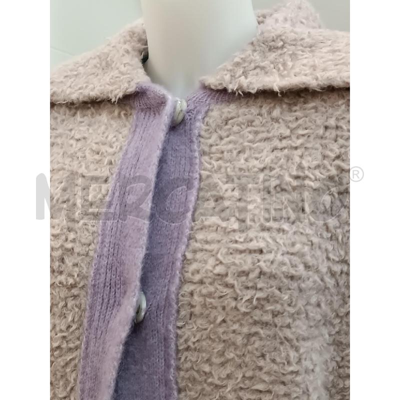 GIACCA DONNA CHIARABERTANI BOUCLE ROSANTICA LILLA  | Mercatino dell'Usato Torino tenivelli 3