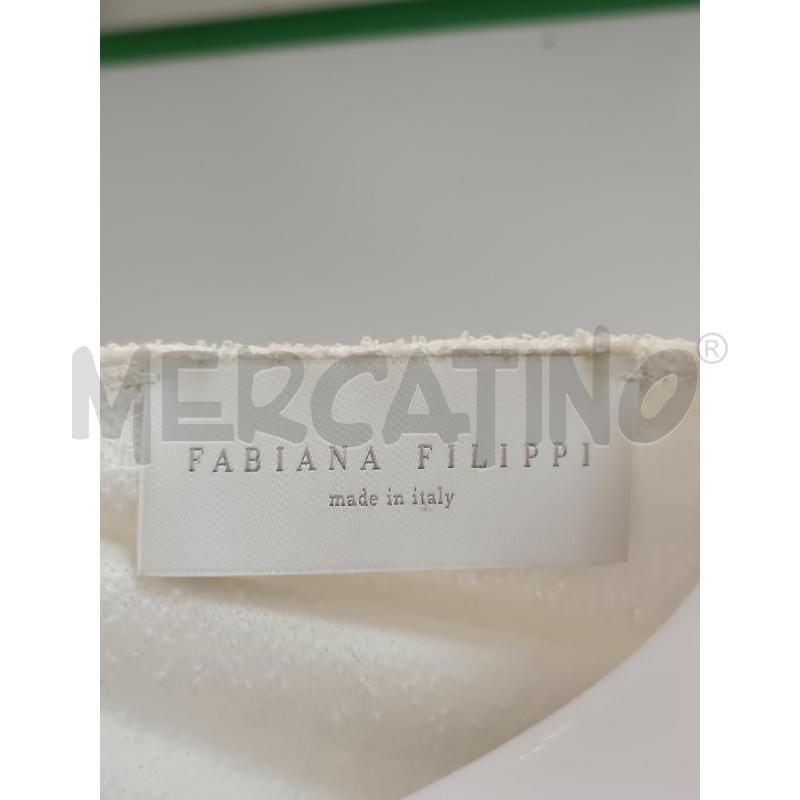 GIACCA DONNA FABIANA FILIPPI BIANCA PANNA MORBIDO  | Mercatino dell'Usato Torino tenivelli 5
