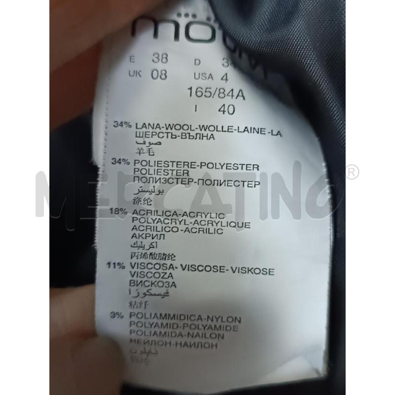 GIACCA DONNA MOTIVI MELANGE NERO PUNTINI BIANCHI BOTTONI  | Mercatino dell'Usato Torino tenivelli 4