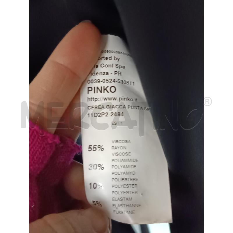 GIACCA DONNA PINKO NERA PUNTINI BIANCHI  | Mercatino dell'Usato Torino tenivelli 4