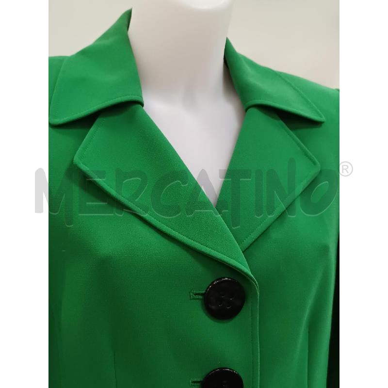 GIACCA DONNA TAHARI VERDE BOTTONI NERI  | Mercatino dell'Usato Torino tenivelli 2