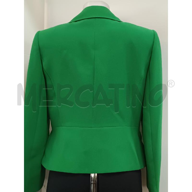 GIACCA DONNA TAHARI VERDE BOTTONI NERI  | Mercatino dell'Usato Torino tenivelli 3