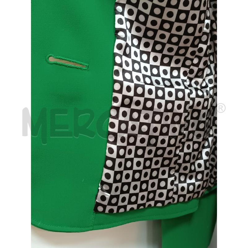 GIACCA DONNA TAHARI VERDE BOTTONI NERI  | Mercatino dell'Usato Torino tenivelli 4