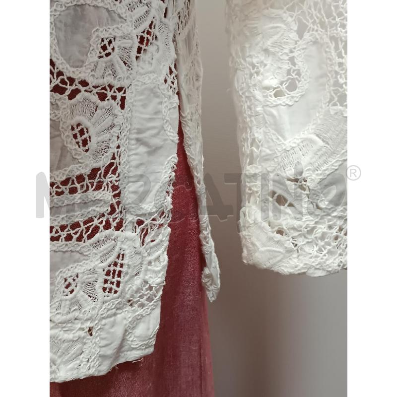 GIACCA DONNA ZARA PIZZO E MACRAME BIANCA | Mercatino dell'Usato Torino tenivelli 3