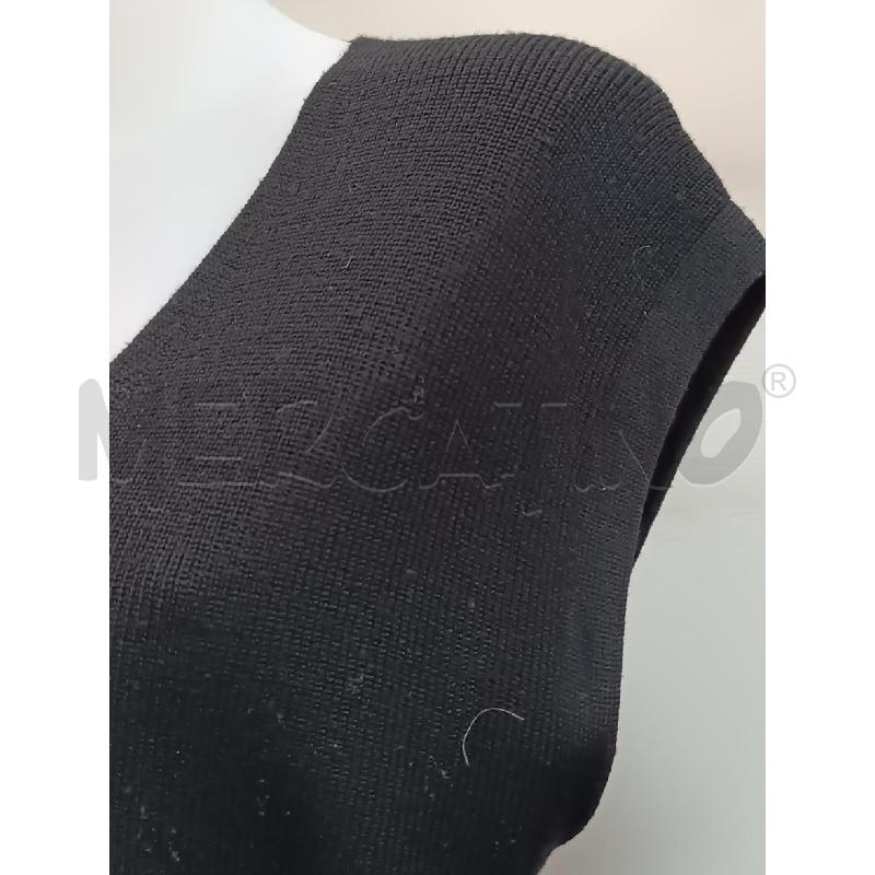 GILET DONNA GIORGIO MONTEVERDI NERO SMANICATO CON CINTURA  | Mercatino dell'Usato Torino tenivelli 3