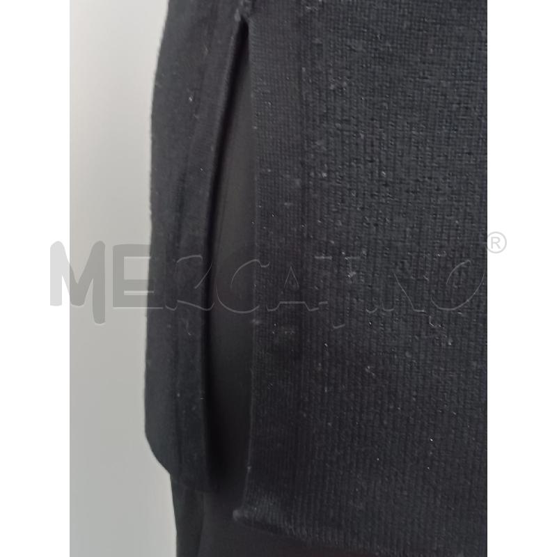 GILET DONNA GIORGIO MONTEVERDI NERO SMANICATO CON CINTURA  | Mercatino dell'Usato Torino tenivelli 4
