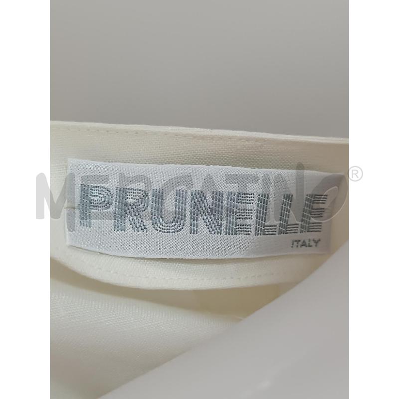GILET DONNA PRUNELLE BIANCO LINO | Mercatino dell'Usato Torino tenivelli 4