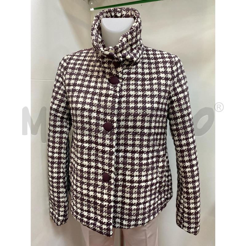 GIUBBINO DONNA 100GRAMMI GEOX PIED DE POULE BORDEAUX BIANCO | Mercatino dell'Usato Torino tenivelli 3
