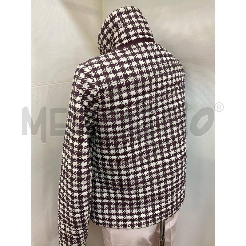 GIUBBINO DONNA 100GRAMMI GEOX PIED DE POULE BORDEAUX BIANCO | Mercatino dell'Usato Torino tenivelli 4