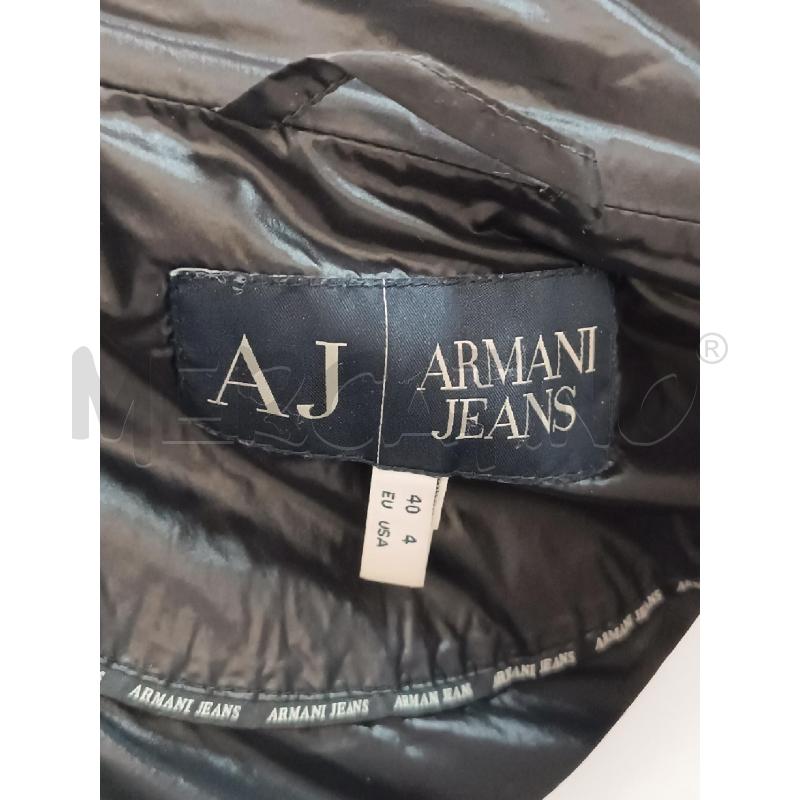 GIUBBINO DONNA ARMANI JEANS NERO ZIP CHROMATO  | Mercatino dell'Usato Torino tenivelli 5