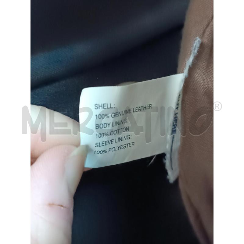 GIUBBINO DONNA GAP IN PELLE MARRONE  | Mercatino dell'Usato Torino tenivelli 4