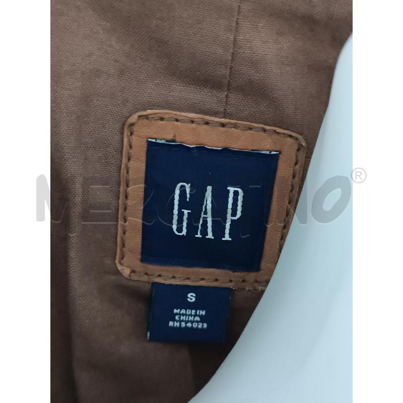 GIUBBINO DONNA GAP IN PELLE MARRONE  | Mercatino dell'Usato Torino tenivelli 5