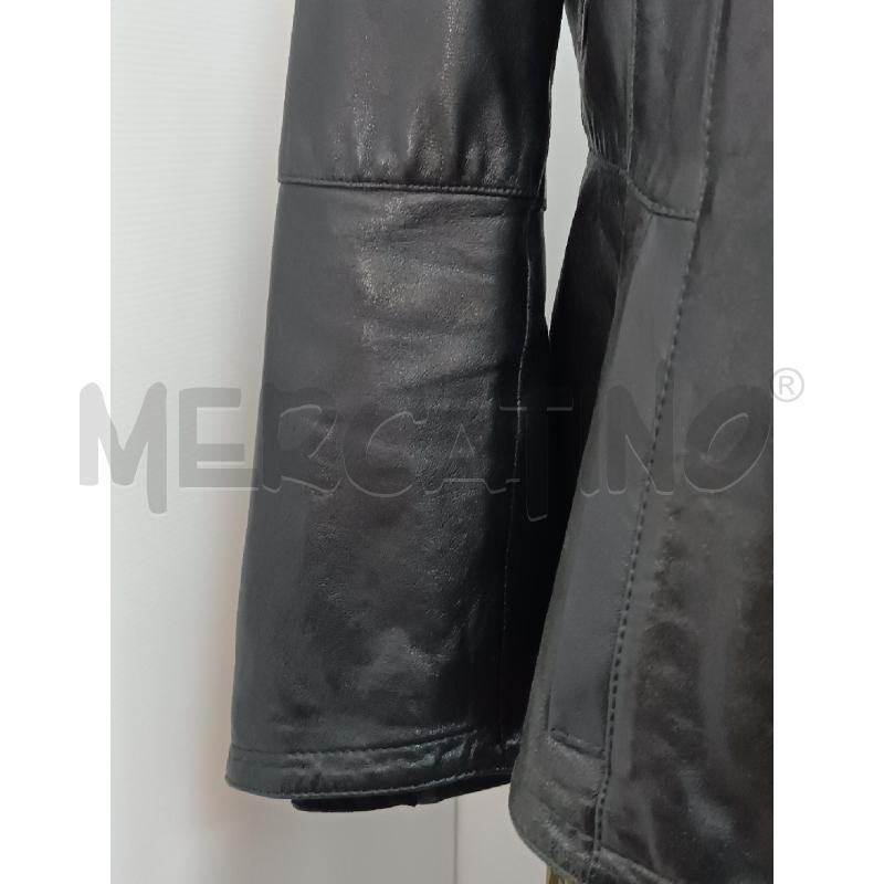 GIUBBINO DONNA INTREND IN PELLE NERO CHIUSURA POUSSOIR  | Mercatino dell'Usato Torino tenivelli 3