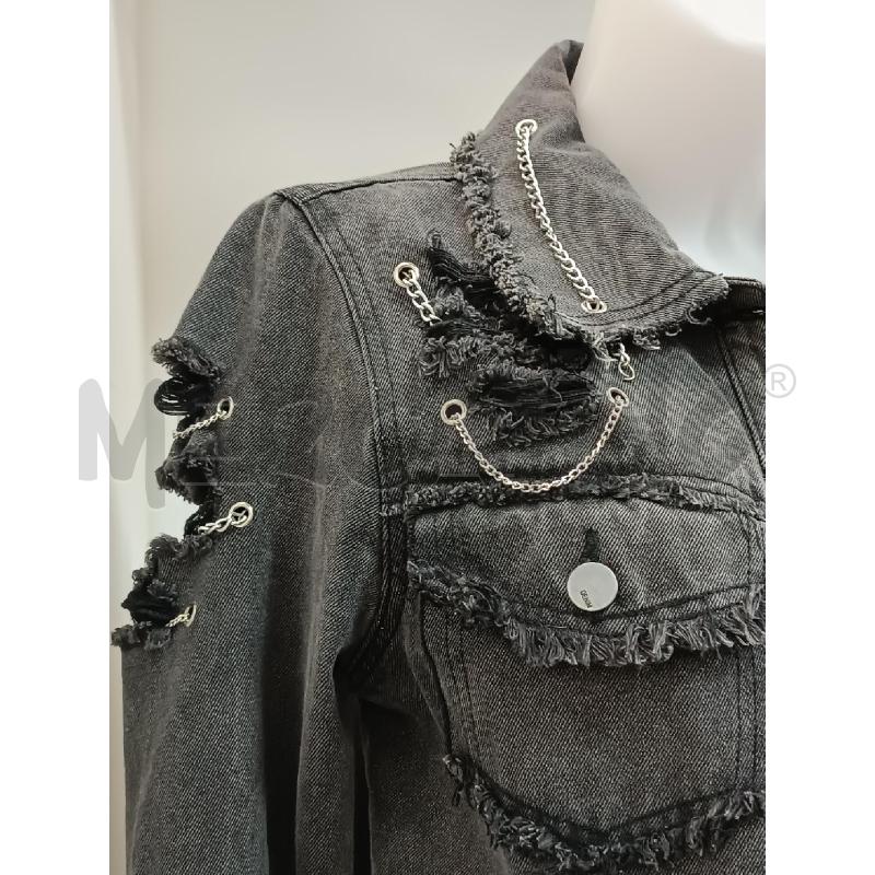 GIUBBINO DONNA NAZZARO JEANS NERO STRAPPI | Mercatino dell'Usato Torino tenivelli 2
