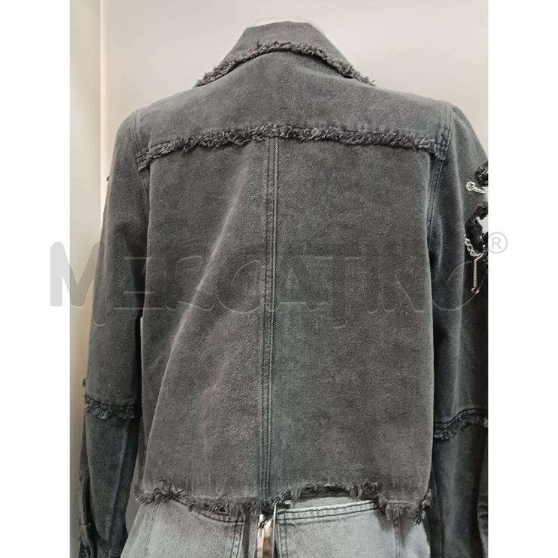GIUBBINO DONNA NAZZARO JEANS NERO STRAPPI | Mercatino dell'Usato Torino tenivelli 3