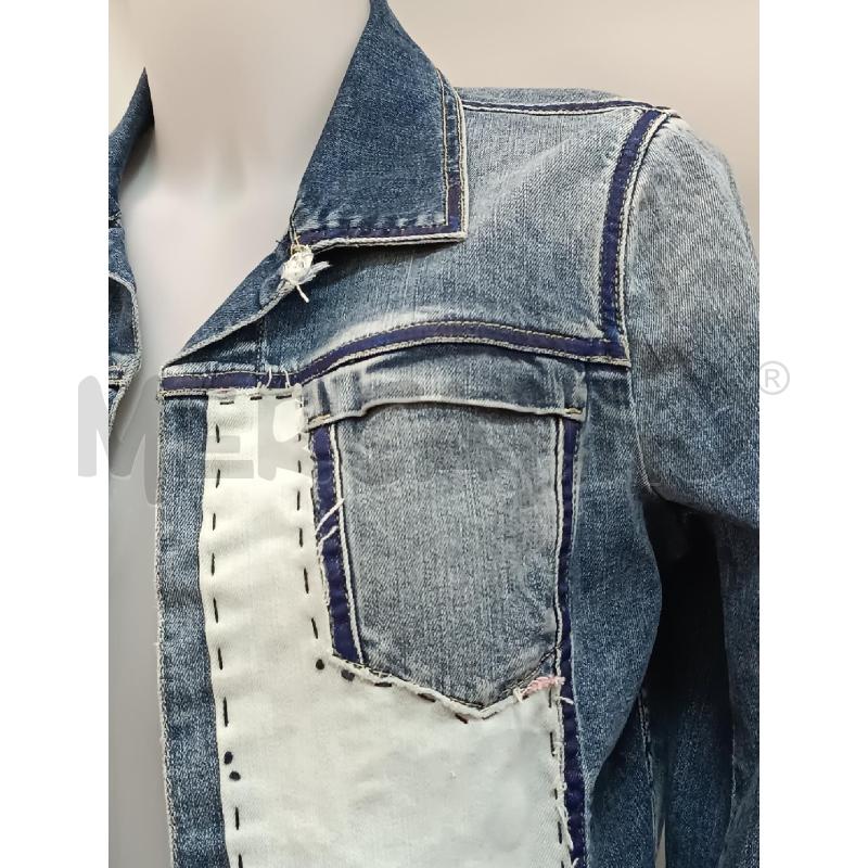 GIUBBINO DONNA TRUSSARDI JEANS LAVVAGGIO CLASSICO RICAMI FIORI BEIGE  | Mercatino dell'Usato Torino tenivelli 3