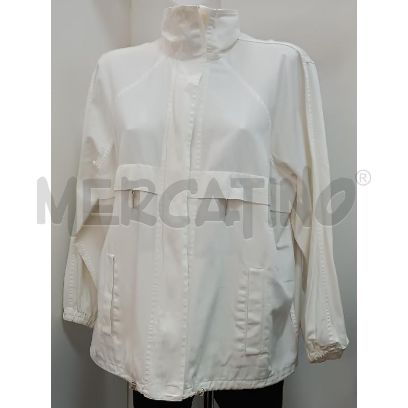 GIUBBINO DONNA YVES SAINT LAUREN BIANCO ZIP CROMATO LOGO  | Mercatino dell'Usato Torino tenivelli 1