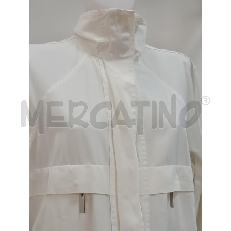 GIUBBINO DONNA YVES SAINT LAUREN BIANCO ZIP CROMATO LOGO  | Mercatino dell'Usato Torino tenivelli 2