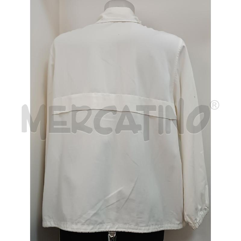 GIUBBINO DONNA YVES SAINT LAUREN BIANCO ZIP CROMATO LOGO  | Mercatino dell'Usato Torino tenivelli 3
