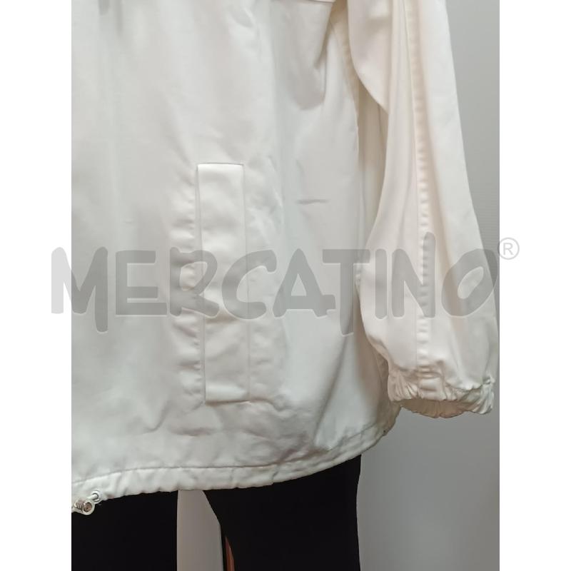 GIUBBINO DONNA YVES SAINT LAUREN BIANCO ZIP CROMATO LOGO  | Mercatino dell'Usato Torino tenivelli 4