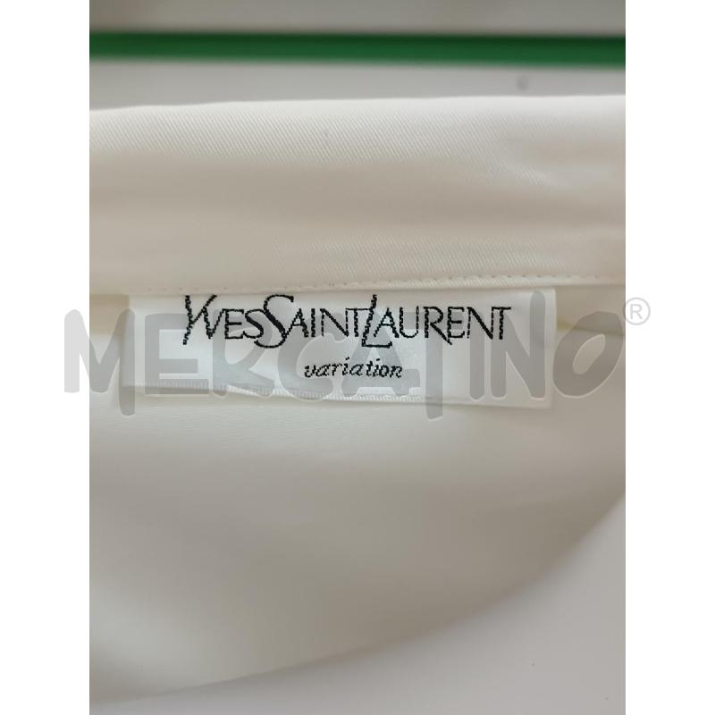 GIUBBINO DONNA YVES SAINT LAUREN BIANCO ZIP CROMATO LOGO  | Mercatino dell'Usato Torino tenivelli 5