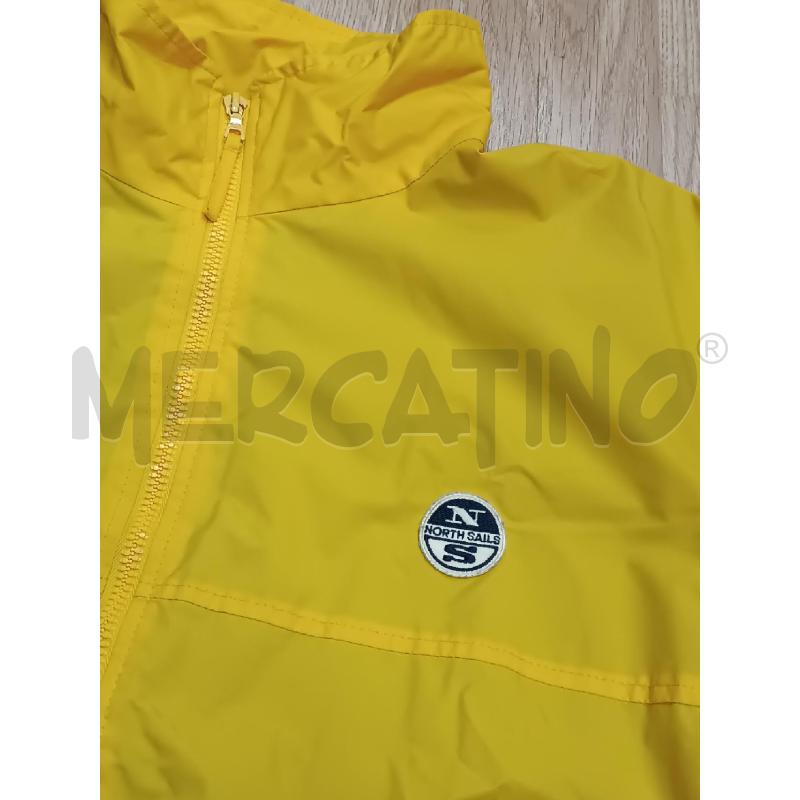 GIUBBINO UOMO IMPERMEABILE NORTH SAILS GIALLO INTERNO BLUNOTTE  | Mercatino dell'Usato Torino tenivelli 2