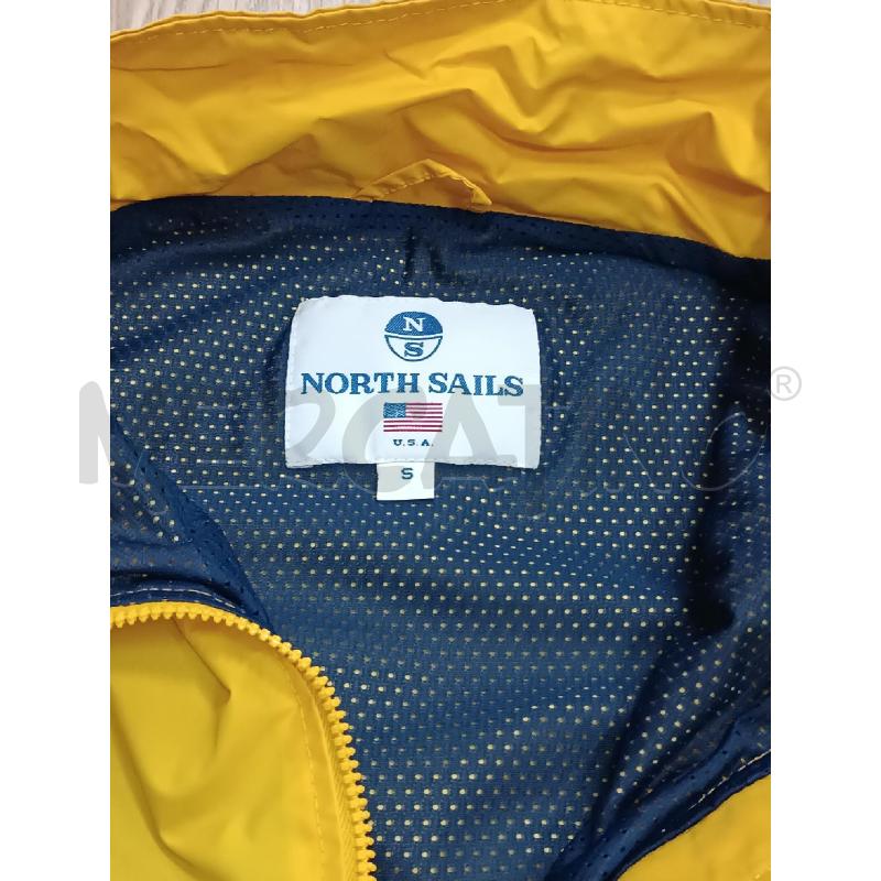 GIUBBINO UOMO IMPERMEABILE NORTH SAILS GIALLO INTERNO BLUNOTTE  | Mercatino dell'Usato Torino tenivelli 4