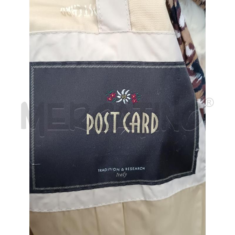 GIUBBOTTO DONNA POST CARD BEIGE COLLETTO PELLICCIA VERA RIMUOVIBILE  | Mercatino dell'Usato Torino tenivelli 4
